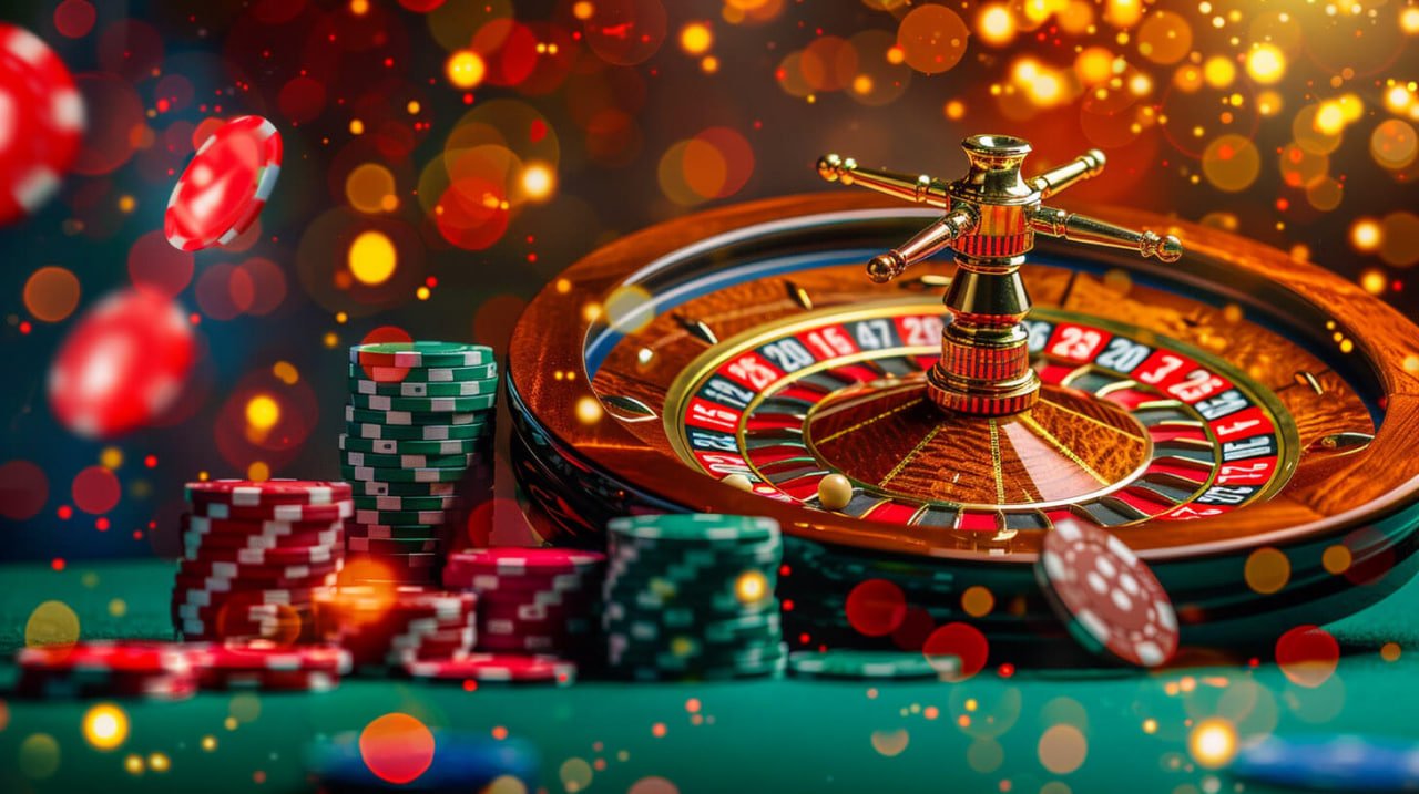 Dealer Live Casino sedang membagikan kartu di meja blackjack